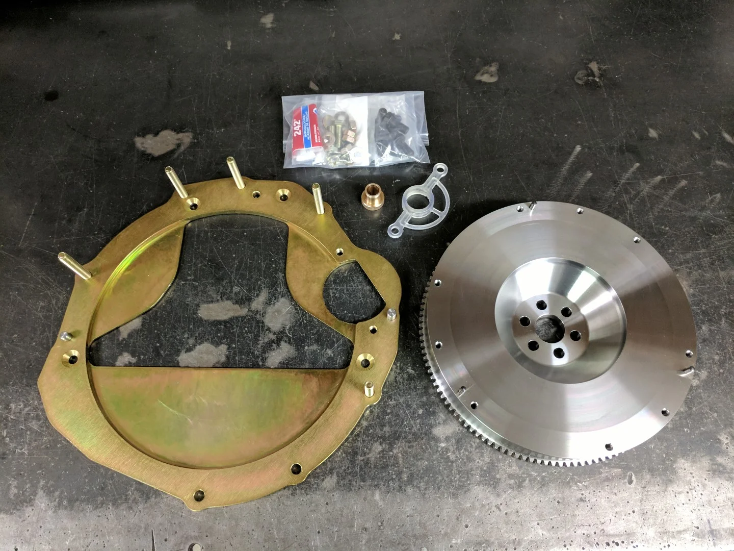 L-Series Z33 6Spd Transmission Adapter (03-06 VQ35DE) — HOKE